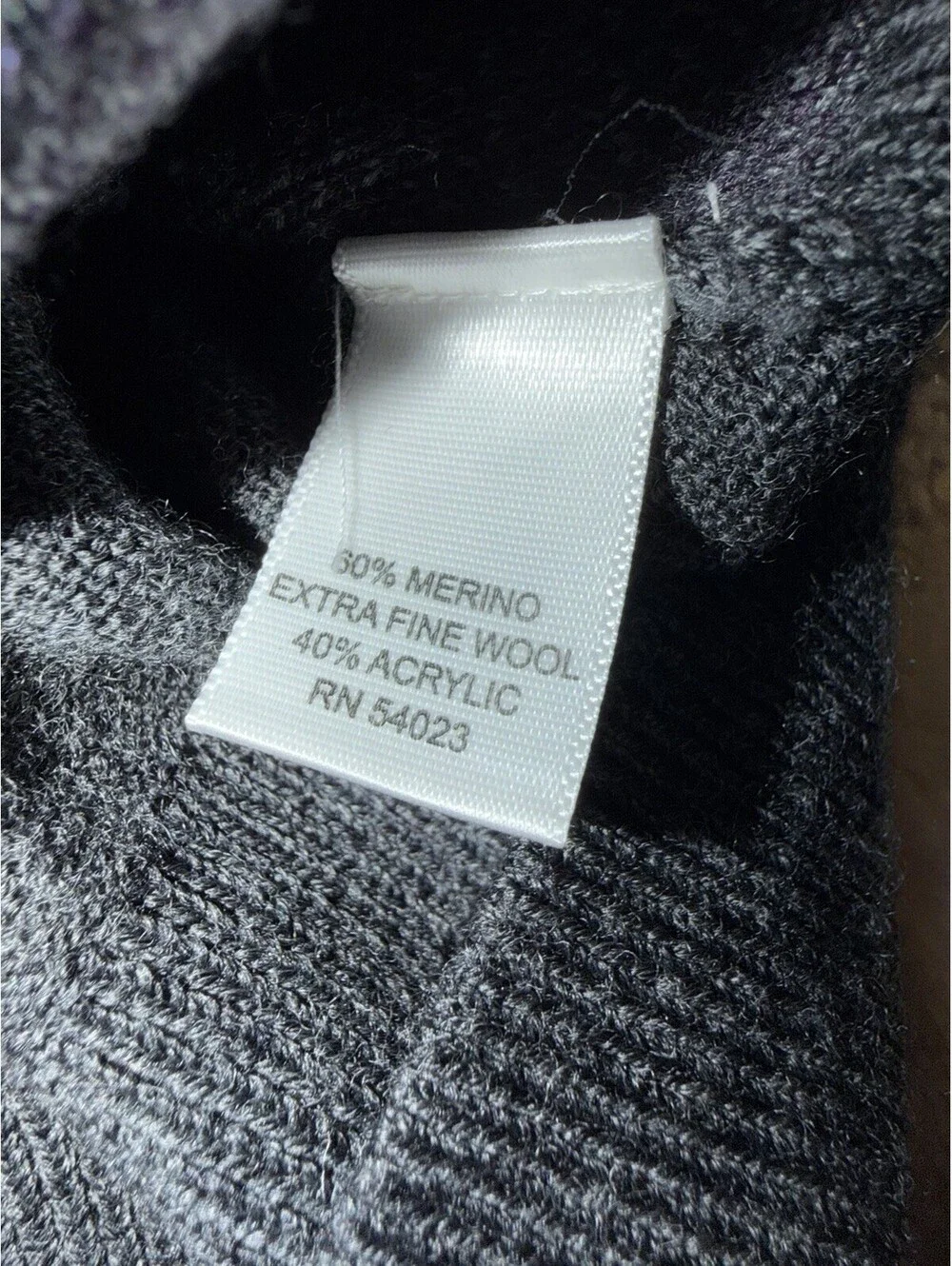 Banana Republic Extra Fine Merino Men Full Zip Sweater Size XL Gray #228630
